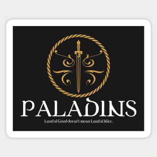 Paladins Paladin Tabletop RPG Addict Sticker